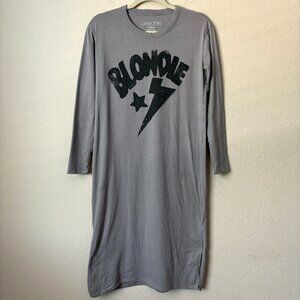 Blondie Band Graphic Edgy T-shirt Midi Dress by Dreamr